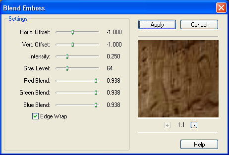 blend emboss