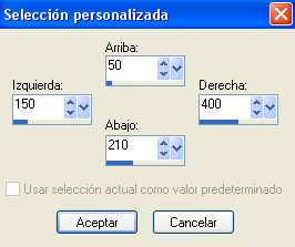 seleccion personalizada