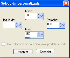 seleccion personalizada