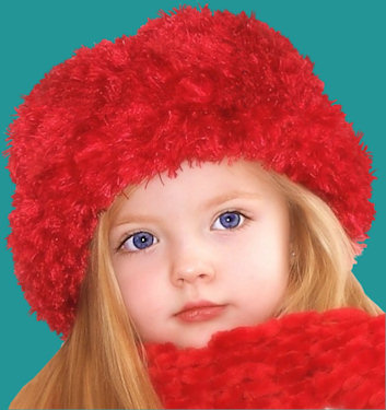 niña con gorro