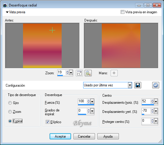 desenfoque radial